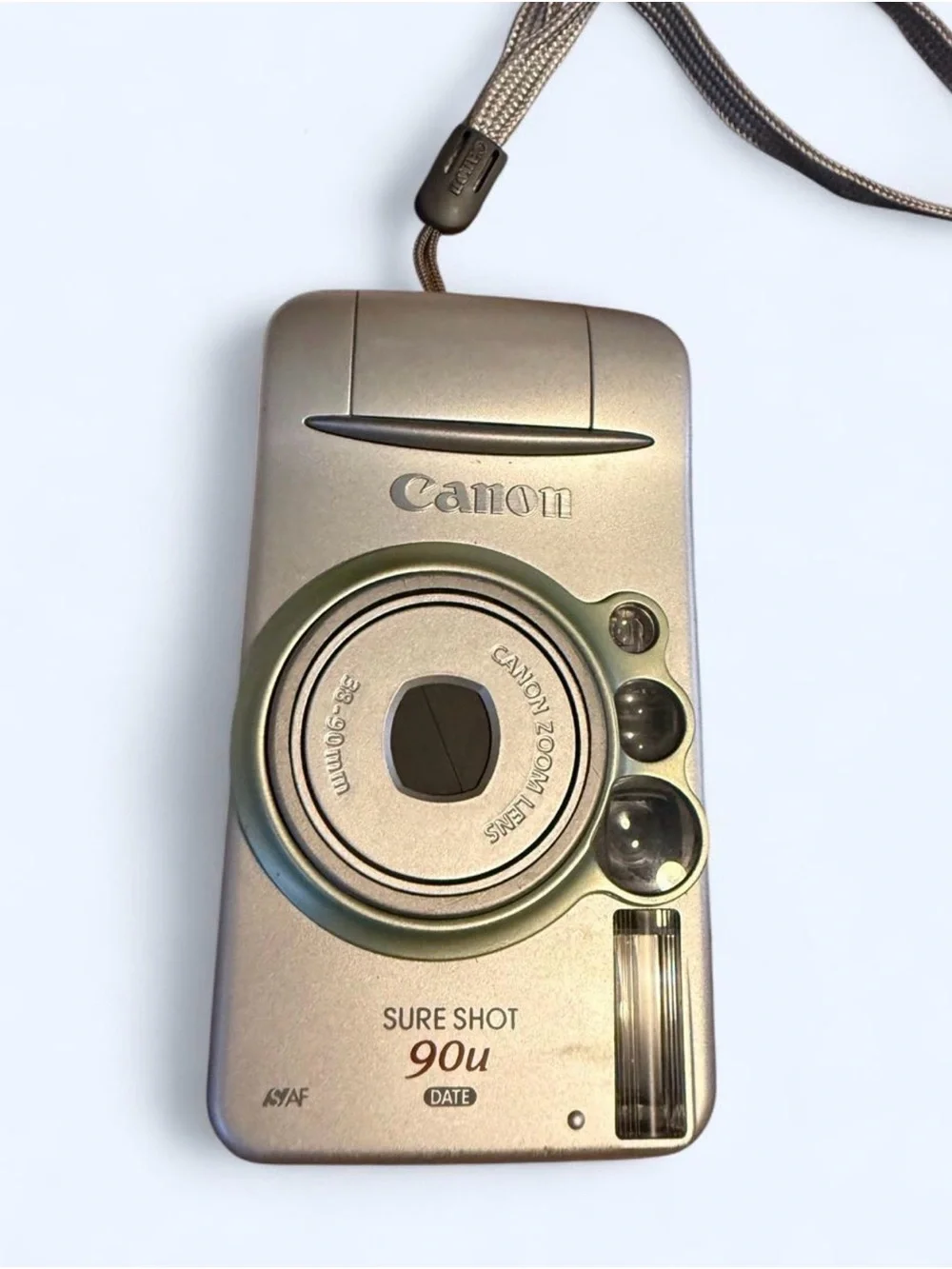 Canon Sure Shot 90u Metallic Silver Point-and-Shoot Camera
